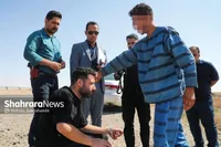 قاتل در بازسازی صحنه جنایت: می خواستم جسد را غرق کنم؛ نشد؛ سوزاندمش