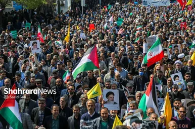 گزارش تصویری | راهپیمایی روز جهانی قدس در مشهد