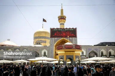 گزارش تصویری | مراسم جاماندگان اربعین در حرم مطهر رضوی