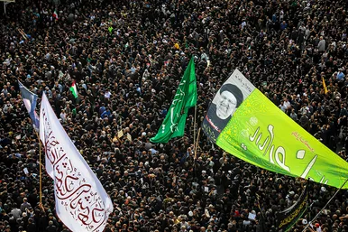استقبال و تشییع پیکر رئیس‌جمهور و شهدای خدمت در مشهد - 4