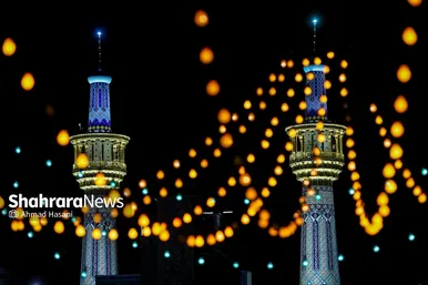 حال و هوای حرم مطهر رضوی در شب میلاد امام رضا(ع)