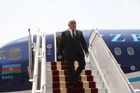 نخست&zwnj;وزیر جمهوری آذربایجان برای شرکت در مراسم تحلیف پزشکیان وارد تهران شد