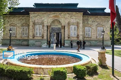 گزارش تصویری | اثر جنگ بر پیشانی کاخ سعدآباد
