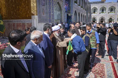 گزارش تصویری | آیین آغاز سال تحصیلی جدید در حرم مطهر رضوی