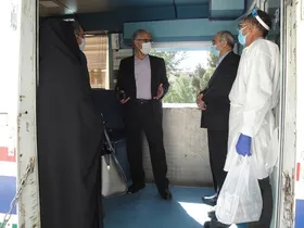 راه&zwnj;اندازی اتوبوس غربالگری رایگان کرونا در مشهد