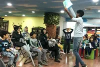 شاهنامه خود زندگی است | گپ وگفتی با حمزه خوشبخت، قصه گوی اهل جنوب که چند روزی مهمان مشهدی‌ها بود