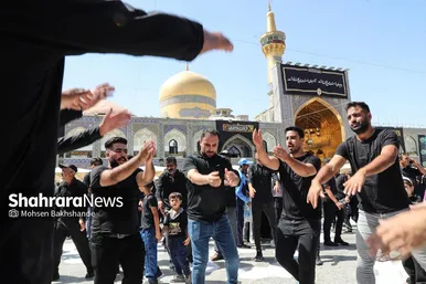 عزاداری روز ۲۸ صفر در حرم مطهر رضوی