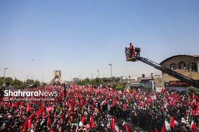 گزارش تصویری | تشییع پیکر امام شهید در تهران (۱۵ تیر ۱۴۰۵) - ۳