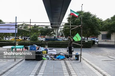 گزارش تصویری | آماده‌سازی موکب‌های خدمت‌رسانی مردمی در مشهد برای حضور میلیونی عاشقان رهبری