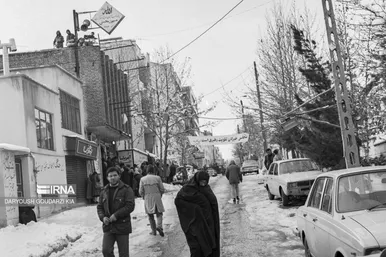 عکس‌هایی از برف سال ۱۳۴۲