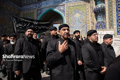عزادرای شهادت امام رضا (ع) در حرم مطهر رضوی