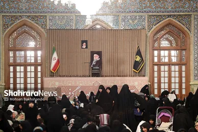 گزارش تصویری | مراسم چهلمین روز شهادت رهبر شهید انقلاب اسلامی در حرم مطهر رضوی