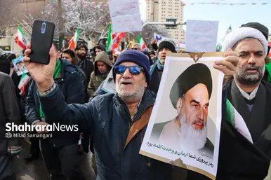 گزارش تصویری | راهپیمایی ۲۲ بهمن ۱۴۰۳ در مشهد
