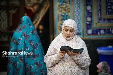 گزارش تصویری | اعتکاف بانوان در حرم امام رضا (ع)