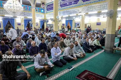 دیدار مردمی فرماندار و مدیران ۱۵ دستگاه اجرایی با اهالی منطقه ۹ مشهد