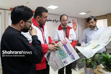 بازدید مدیرعامل جمعیت هلال‌احمر خراسان رضوی از موسسه فرهنگی شهرآرا