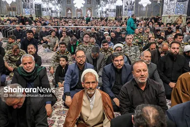 مراسم بزرگداشت شهدای خدمت در حرم مطهر رضوی