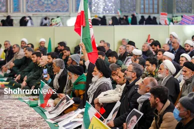 برگزاری آیین گرامیداشت سالروز نهم دی در حرم مطهر امام‌رضا(ع)
