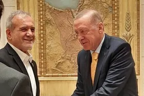 دیدار پزشکیان و رئیس&zwnj;جمهور ترکیه در اجلاس سران سازمان همکاری شانگهای + فیلم