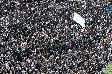 تشییع پیکر رئیس‌جمهور و شهدای خدمت در مشهد - 2