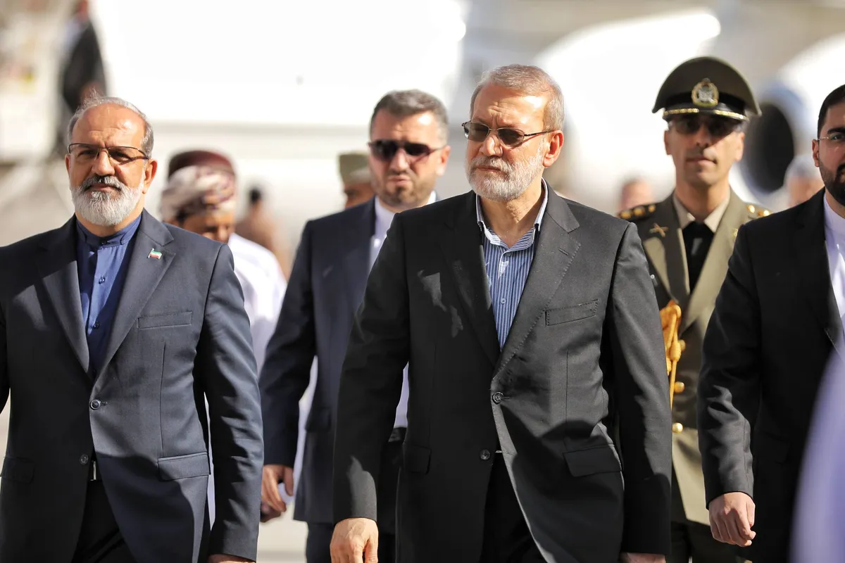علی لاریجانی وارد مسقط شد (۲۱ بهمن ۱۴۰۴)