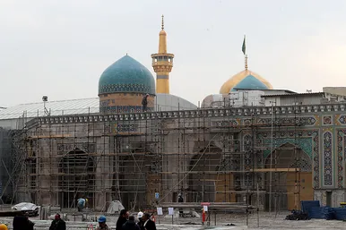 مراسم آغاز عملیات احداث رواق مبارکه امیرالمومنین علیه السلام در حرم رضوی