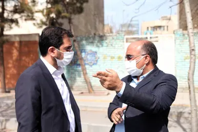 بازدید سرزده  سیدعبدالله ارجائی شهردار مشهدالرضا(ع) از طرح شهرتکانی نوروز ١٤٠١