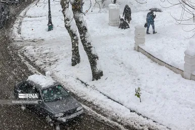 ایران زیباست | بارش برف در رشت