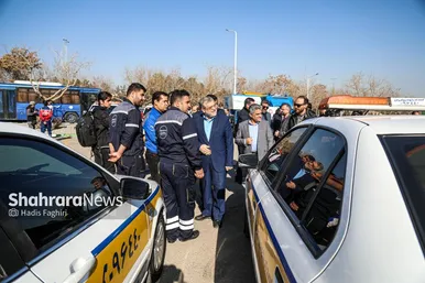 گزارش تصویری | مانور بزرگ خدمت به زائران نوروز ۱۴۰۴ در مشهد
