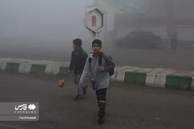 مه در آبادان (۱۹ آذر ۱۴۰۲)