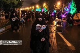 حال و هوای  معنوی شب اول قدر در گلزار شهدای بهشت رضا(ع)