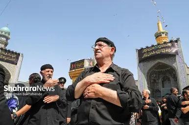 عزاداری روز ۲۸ صفر در حرم مطهر رضوی