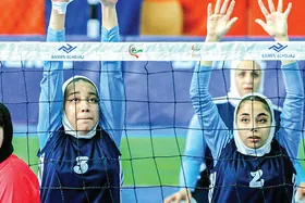 مشهد نایب&zwnj;قهرمان والیبال نشسته بانوان کشور شد