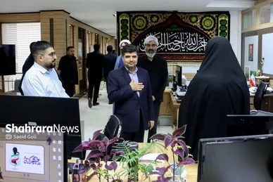 گزارش تصویری | بازدید مدیران استانی و شهری از روزنامه شهرآرا به مناسبت روز خبرنگار - ۲