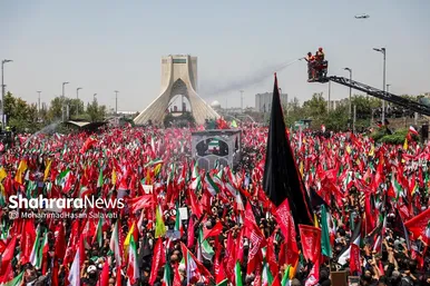 گزارش تصویری | تشییع پیکر امام شهید در تهران (۱۵ تیر ۱۴۰۵) - ۳