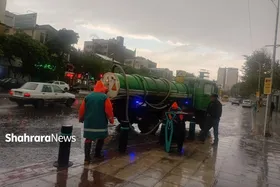 شهرداری مشهد در آماده&zwnj;باش کامل | عبور آرام از طوفان و باران شدید