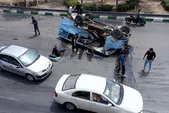 تصادف بسیار شدید در بزرگراه شهید چراغچی مشهد (۱۷ تیر ۱۴۰۴) + عکس