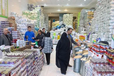 گزارش تصویری | بازار کالاهای اساسی، آرام و تأمین (۱۶ اسفند ۱۴۰۴)