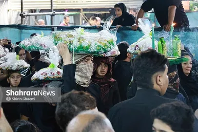 گزارش تصویری | عزاداری شب هشتم محرم در شهرک عرب‌ها ـ مشهد