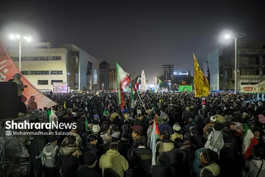 اجتماع بزرگ حمایت از کودکان غزه در عرصه میدان شهدا مشهد