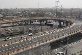 ترافیک روان در دوربرگردان غیرهم&zwnj;سطح شهید میرزایی مشهد