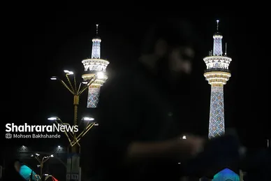 مراسم احیاء شب ۲۱ ماه رمضان در حرم مطهر رضوی