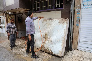 خیابان سپاه، سه روز پس از سیل
