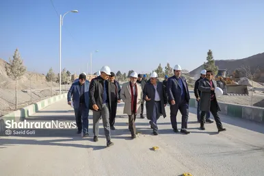 گزارش تصویری | بازدید شهردار مشهد از کارخانه‌های تولید آسفالت و بتن شهید مجیدی و پروژه احداث دوربرگردان غیرهم‌سطح شرقی ابوطالب