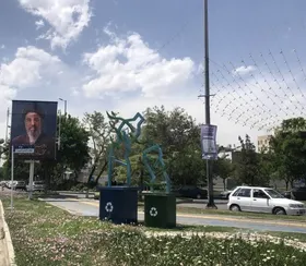 نصب اثر هنری- مفهومی &laquo;بازیافت&raquo; در بلوار وکیل&zwnj;آباد مشهد