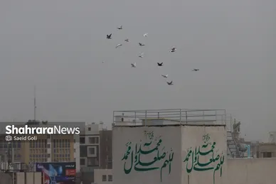هجوم ریزگرد‌ها از ترکمنستان به مشهد (۲۵ خرداد ۱۴۰۱)