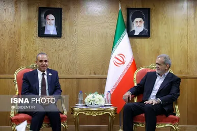 عکس‌هایی از دیدارهای مهمانان مراسم تحلیف با رئیس جمهور