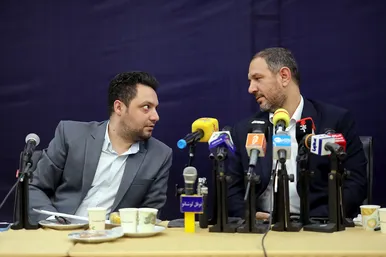 نشست خبری موسی الرضا حاجی بگلو سخنگوی شورای اسلامی شهر مشهد