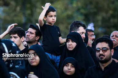 خیمه سوزان عصر عاشورا در مشهد