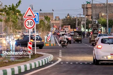 آیین بازگشایی و افتتاح بلوار بصیرت